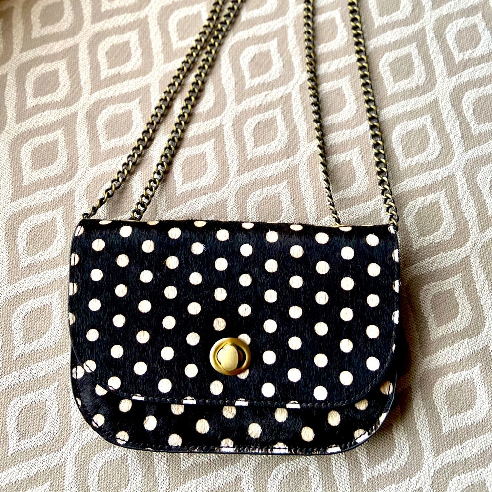 Anthropologie Polka Dot Purse